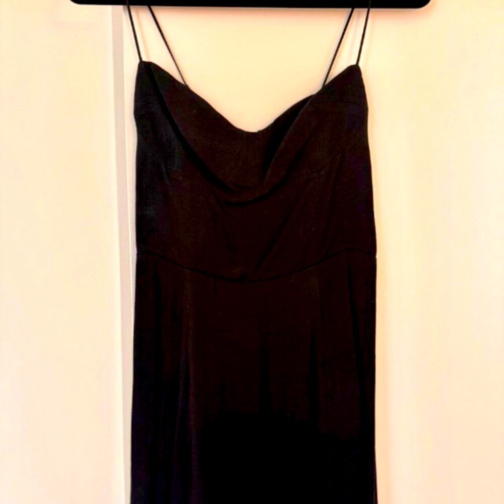 Reformation Saskia Dress - Black - Size 10, Discontinued - Picture 1 of 7